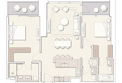 2 bedroom apartment